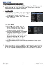 Preview for 116 page of Christie DHD1052 Quick Setup Manual