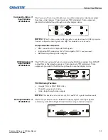 Preview for 191 page of Christie Mirage HD12 User Manual