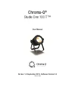 Preview for 1 page of Chroma Studio One 100 T User Manual