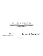 Preview for 1 page of Chrysler 2013 Town&Country Owner'S Manual