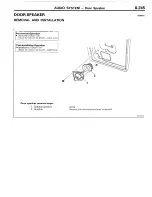 Preview for 257 page of Chrysler Conquest 1988 Service Manual