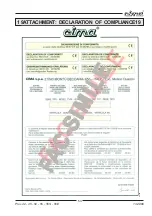 Preview for 61 page of Cima Plus 42 Operation And Maintenance Instructions