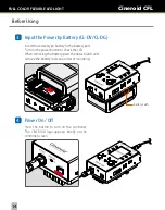 Preview for 14 page of Cineroid CFL400 Safety Instruction & User Manual