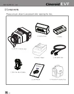 Preview for 6 page of Cineroid EVF 4Be User Manual