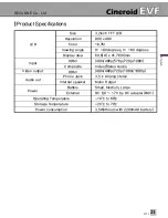 Preview for 21 page of Cineroid EVF4B User Manual