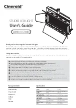 Cineroid LS1600i User Manual preview