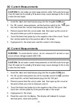 Preview for 13 page of Circuit-test DMR-6550 User Manual