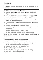 Preview for 15 page of Circuit-test DMR-6550 User Manual