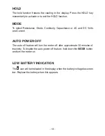 Preview for 18 page of Circuit-test DMR-6700 User Manual