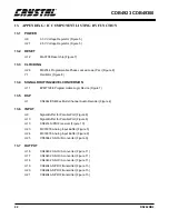 Preview for 42 page of Cirrus Logic CS492 Series Manual