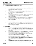 Preview for 43 page of Cirrus Logic CS492 Series Manual