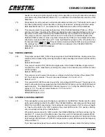 Preview for 44 page of Cirrus Logic CS492 Series Manual