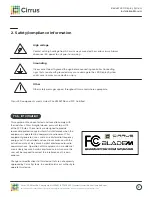 Preview for 8 page of Cirrus BladeM Installation Manual