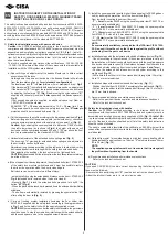 Preview for 2 page of CISA SIKUREXIT 43295 Series Instruction Sheet