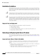 Preview for 4 page of Cisco 12000/10/16-BLWER= Replacement Instructions Manual