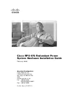 Cisco 675E Hardware Installation Manual preview