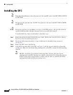 Preview for 12 page of Cisco DFC3A Installation Note