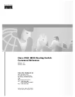 Cisco MGX 8850 Command Reference Manual preview