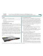 Cisco Nexus 4001I Specifications preview