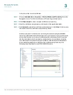 Preview for 73 page of Cisco NSS 300 Series Administration Manual