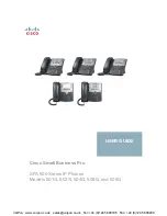 Cisco SPA 501G User Manual preview