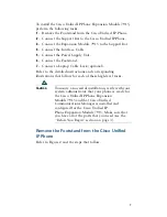 Preview for 7 page of Cisco Unified IP Phone Expansion Module 7915 Manual