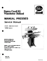 Cissell MMT19 Service Manual preview