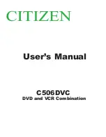 Citizen C506DVC User Manual preview