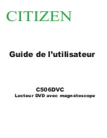 Preview for 28 page of Citizen C506DVC User Manual