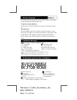 Preview for 5 page of Citizen CT-300J Instruction Manual