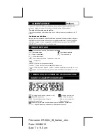 Preview for 7 page of Citizen CT-300J Instruction Manual