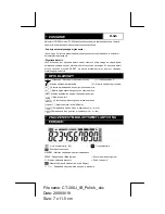 Preview for 11 page of Citizen CT-300J Instruction Manual