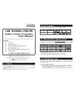 Preview for 1 page of Citizen CT-S2000DCL User Manual