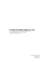 Preview for 59 page of Citizen CT-S651 Type II User Manual