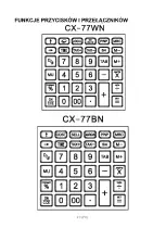 Preview for 50 page of Citizen CX-77WN/BN Instruction Manual