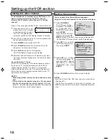 Preview for 18 page of Citizen JDVD3825PB Operating Manual