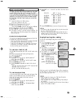 Preview for 19 page of Citizen JDVD3825PB Operating Manual