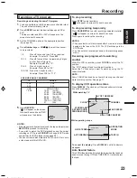 Preview for 23 page of Citizen JDVD3825PB Operating Manual