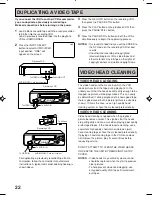 Preview for 22 page of Citizen JVHS3987D Instruction Manual