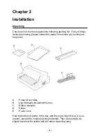 Preview for 8 page of Citizen PROdot 350 Addendum To User'S Manual