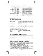 Preview for 17 page of Citizen SR-135T User Manual