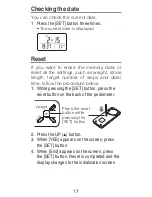 Preview for 17 page of Citizen TW610 Instruction Manual