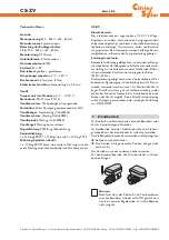 Preview for 3 page of CitrinSolar CS-ZV Manual For The Specialised Craftsman