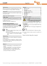 Preview for 10 page of CitrinSolar CS-ZV Manual For The Specialised Craftsman