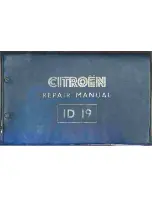 CITROËN ID 19 Repair Manual preview