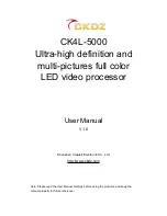 Preview for 1 page of CKDZ CK4L-5000 User Manual