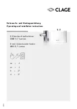 Preview for 1 page of clage MBX 3 Lumino Operating And Installation Instructions