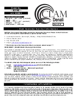 Clam 8398 Manual preview