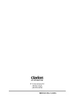 Preview for 16 page of Clarion MCD360 Operating & Installation Manual