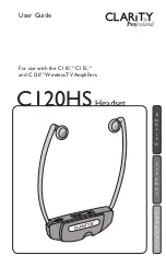 Clarity C120HS User Manual preview